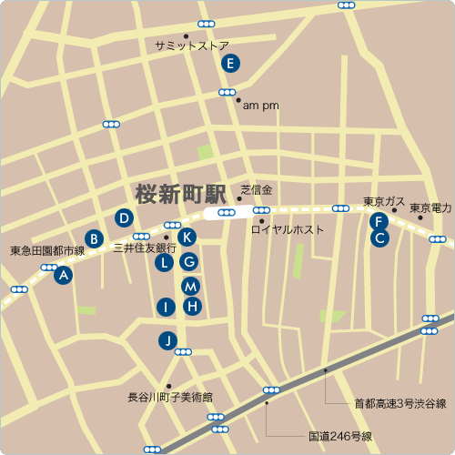 桜新町・ShopMap